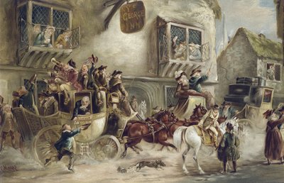 La posada George, York de J.C. Maggs